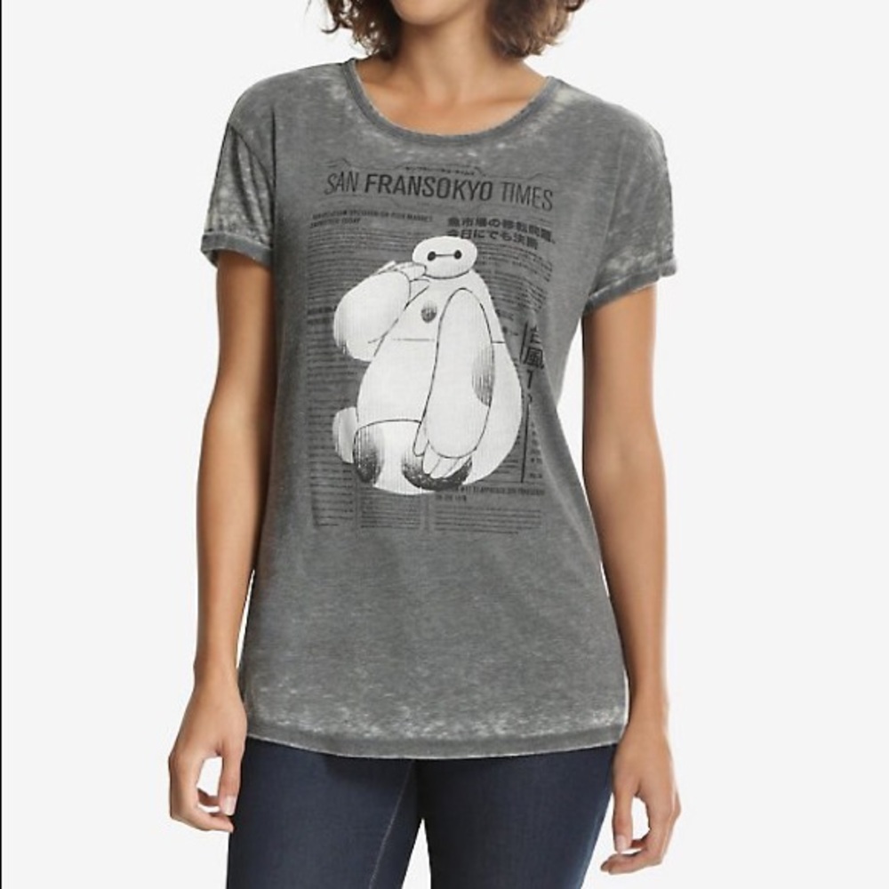 NWT Big Hero 6 Baymax San Fransokyo T-Shirt